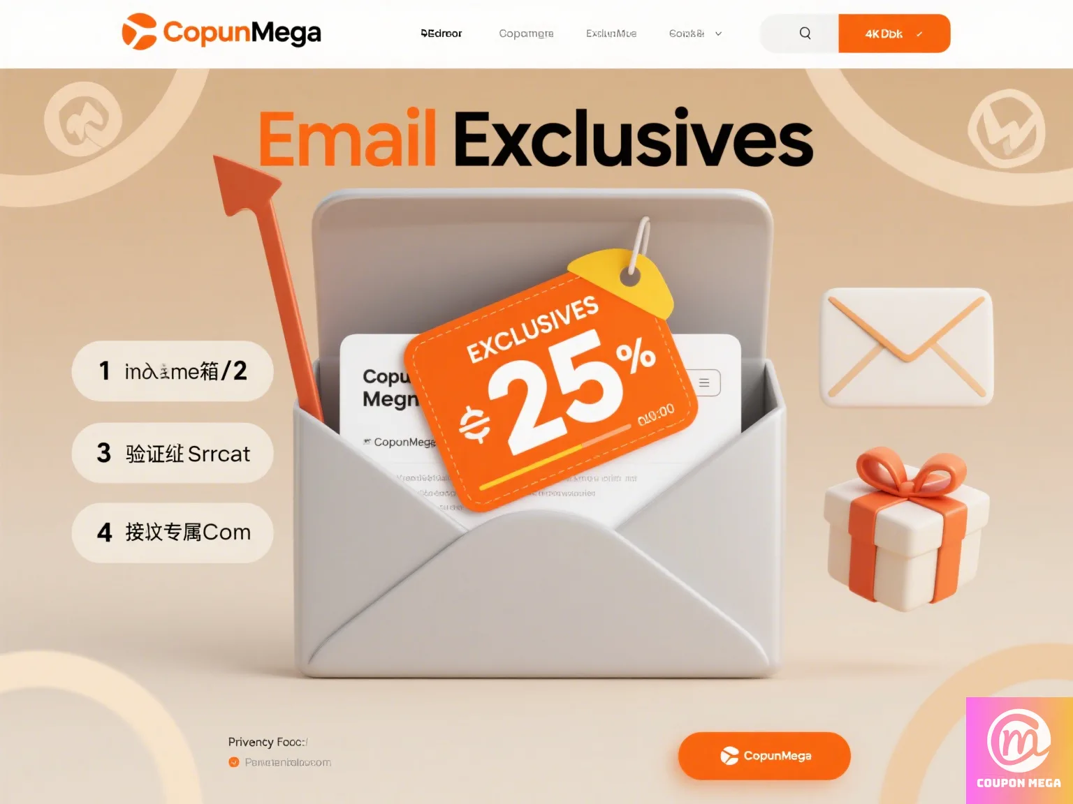 CouponMega Email Exclusive Codes You’re Missing Out On