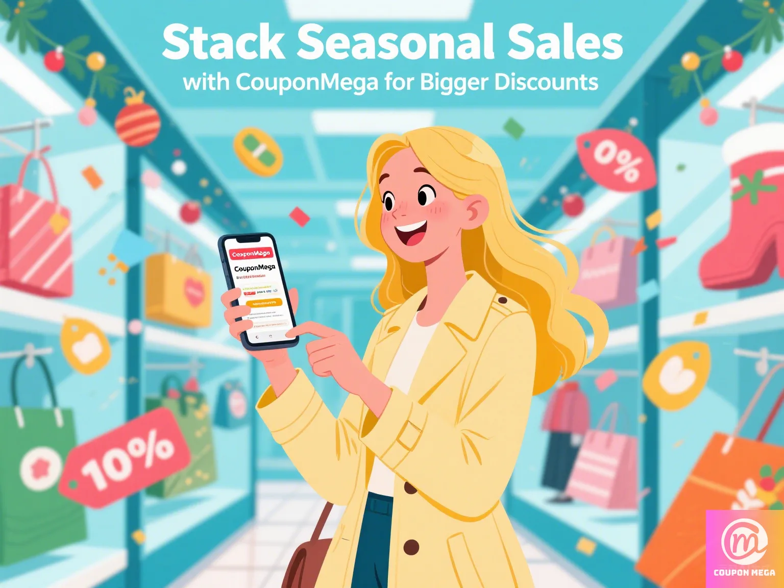 Stack Seasonal Sales with CouponMega for Bigger Discounts