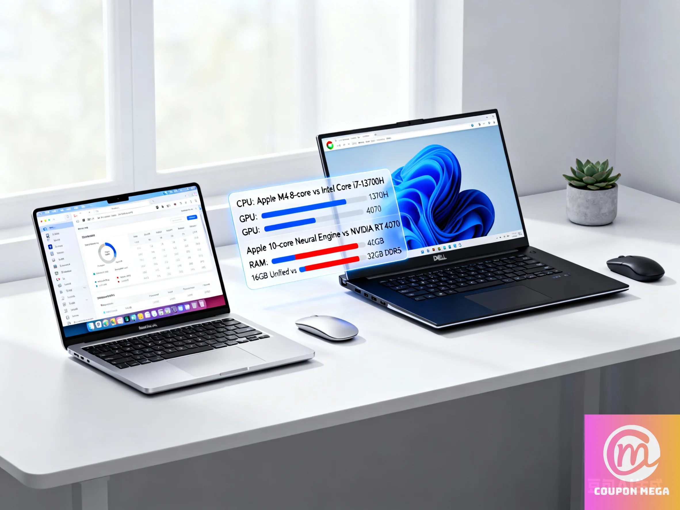 MacBook Air M4 vs Dell XPS 15: Performance Comparison in 2025