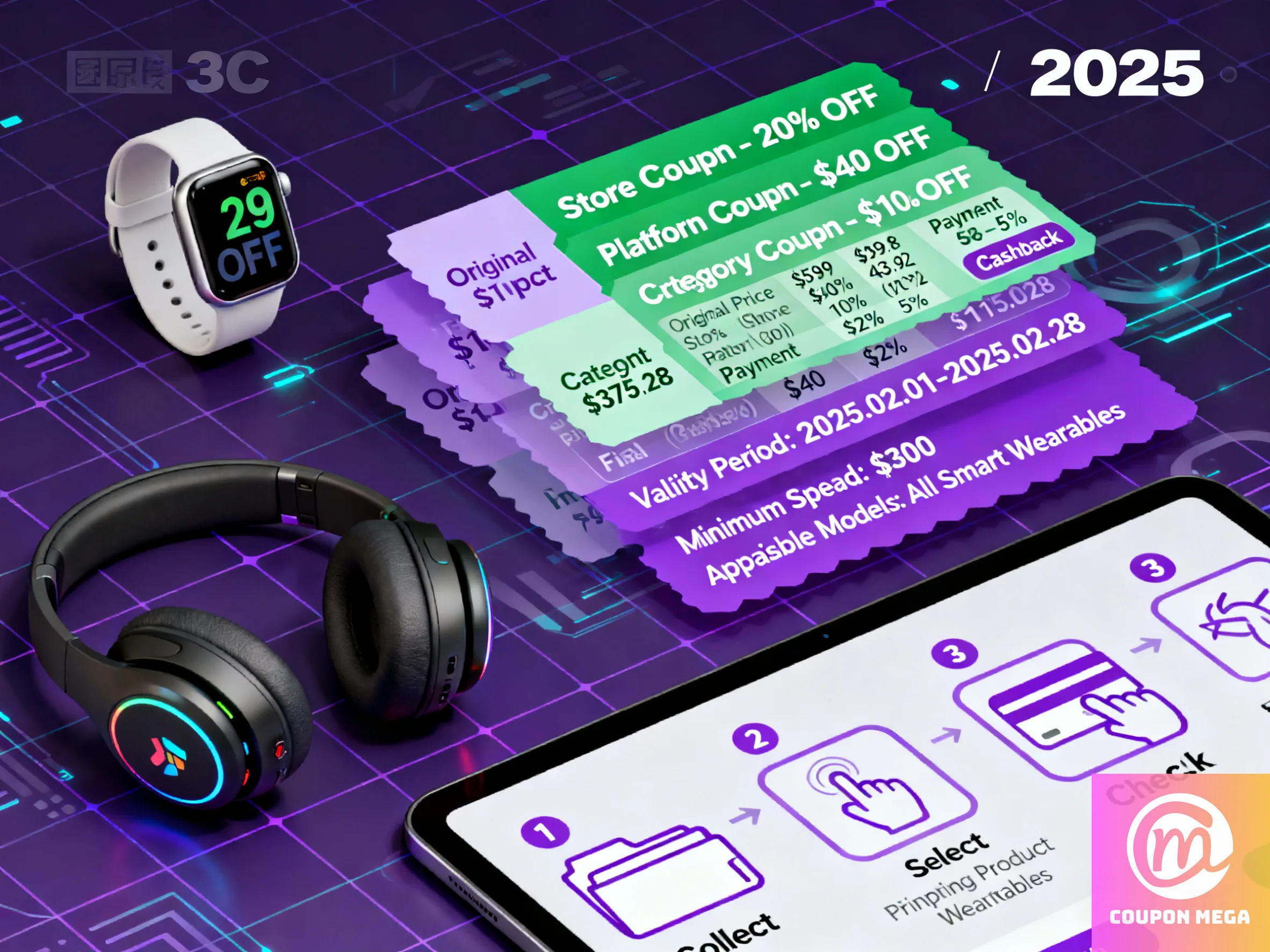 3C Gadget Coupon Stacking 2025: Save Big on Electronics and Accessories